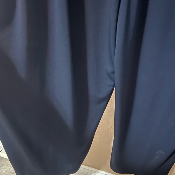 Vince Camuto Navy Blue Draped jumpsuit - Picture 4 of 4